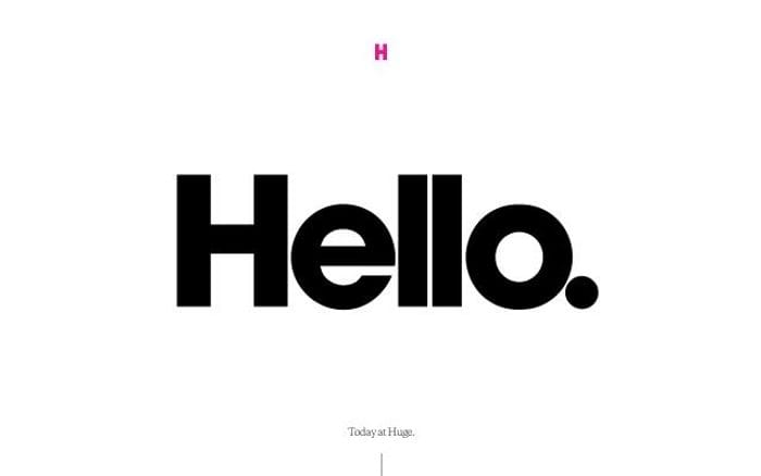 Hugeinc website preview
