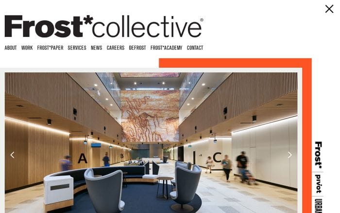 Frost*collective website preview