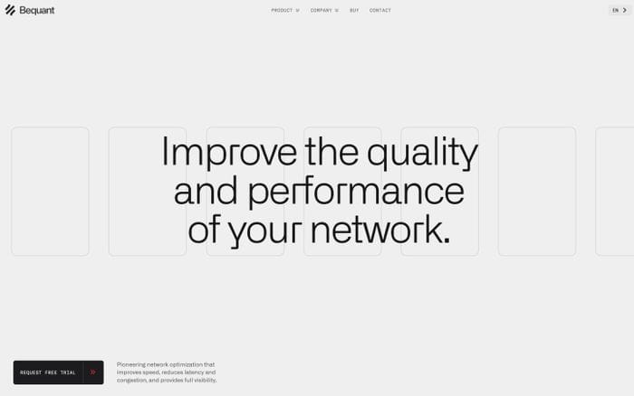 Bequant website preview