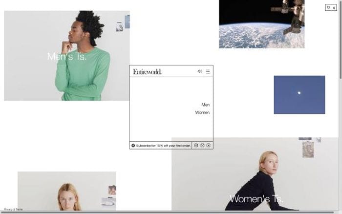 Theentireworld website preview