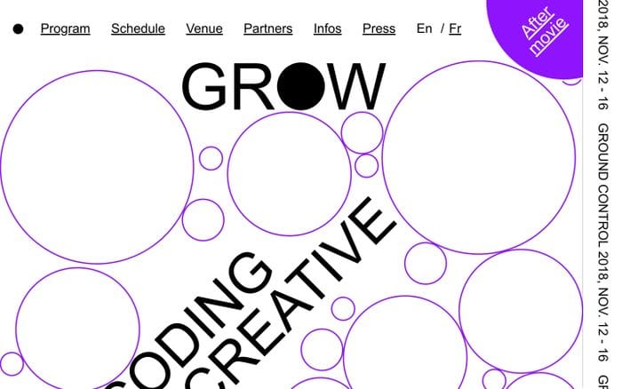 GROW | Homepage website preview
