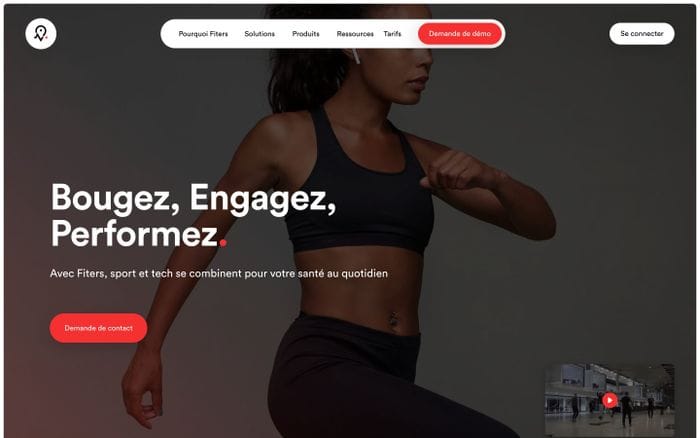 Fiters website preview