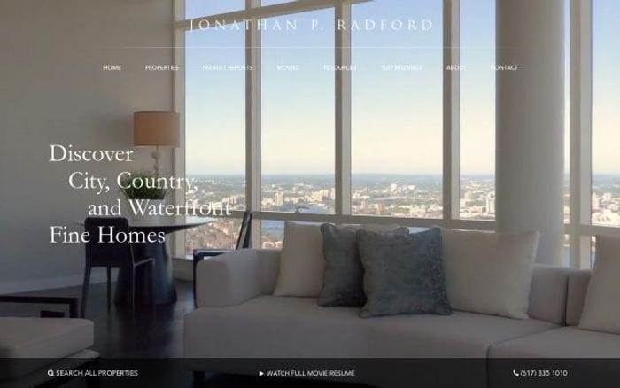 Jonathanradford website preview