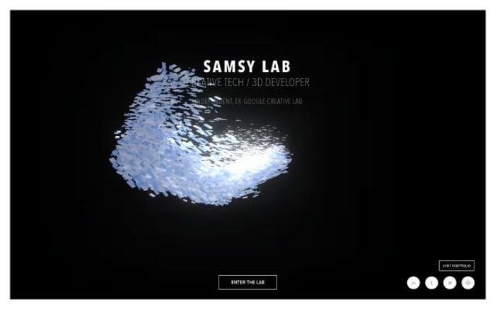 Samsy website preview