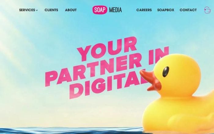 Soapmedia website preview