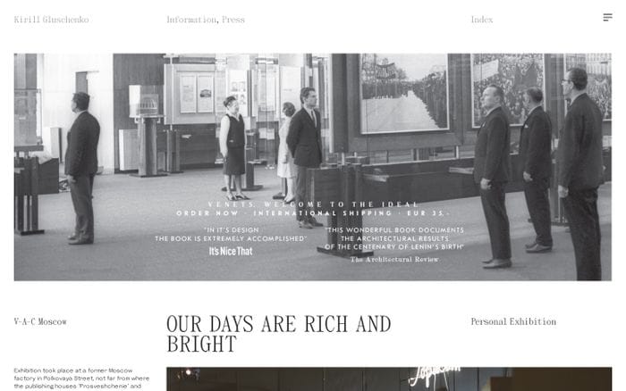 Kirill Gluschenko website preview