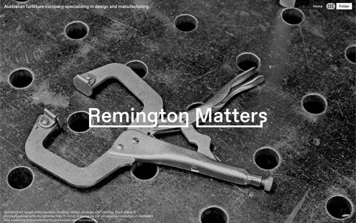 Remington Matters website preview