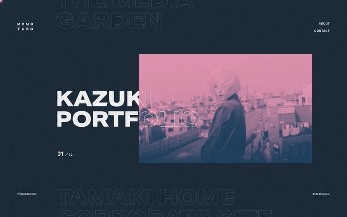 MOMOTARO | WEB DESIGNER website preview