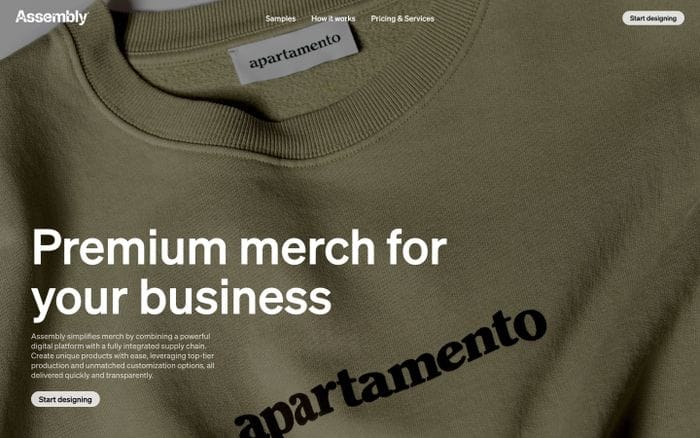 Assembly website preview