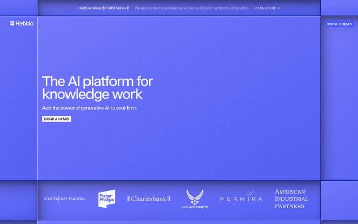 Hebbia website preview