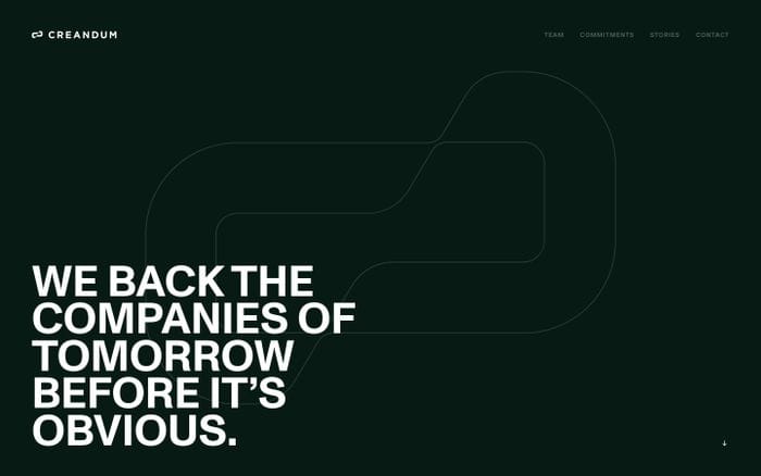 Creandum website preview