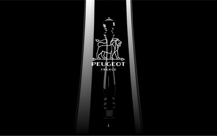 Peugeot, Spirit of Ingenuity website preview