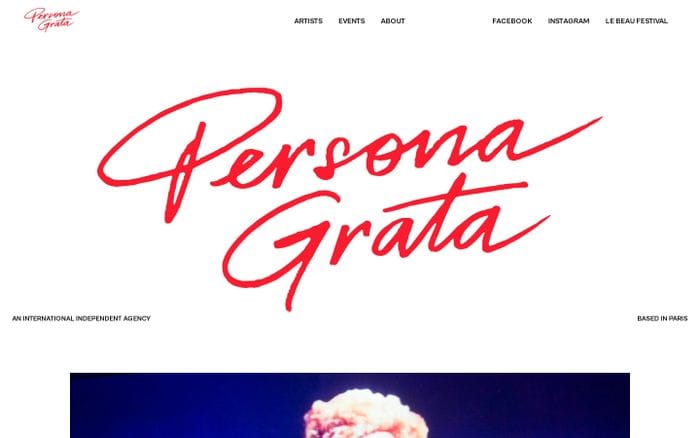 Persona Grata website preview