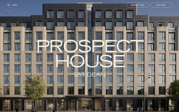 Prospect House website preview