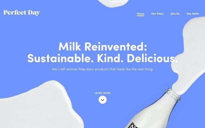 Perfectdayfoods website preview