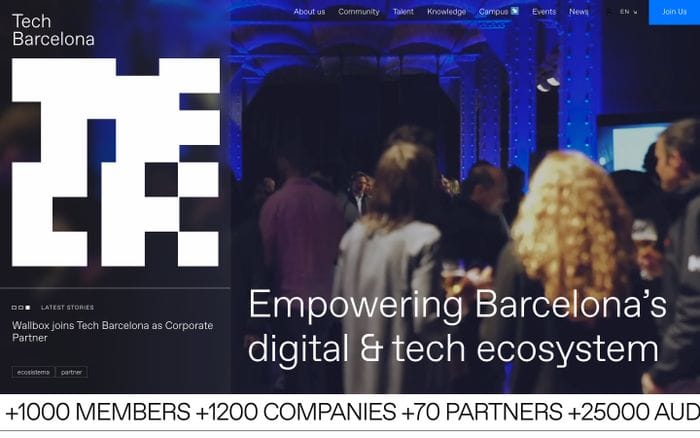 Tech Barcelona website preview