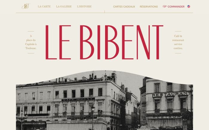 Le Bibent website preview