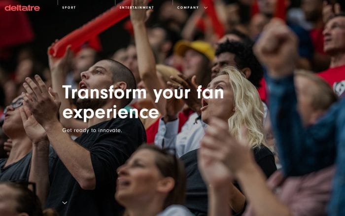 Deltatre website preview