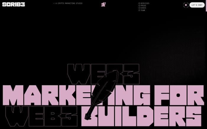 Scrib3 website preview