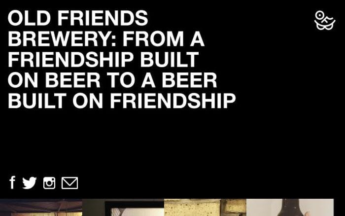 Oldfriendsbrewery website preview