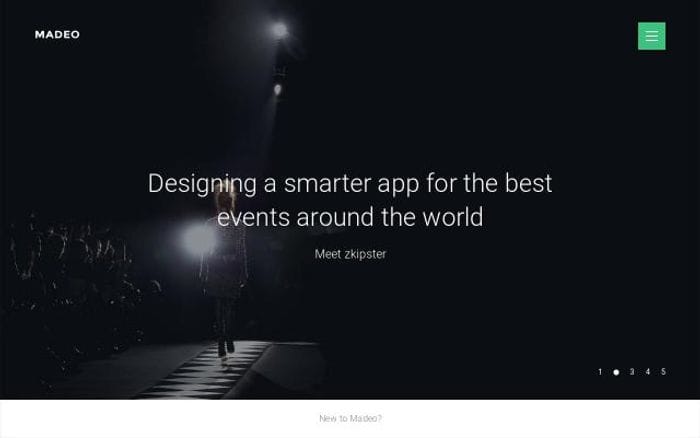 Madeostudio website preview
