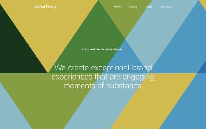 Unified-theory website preview