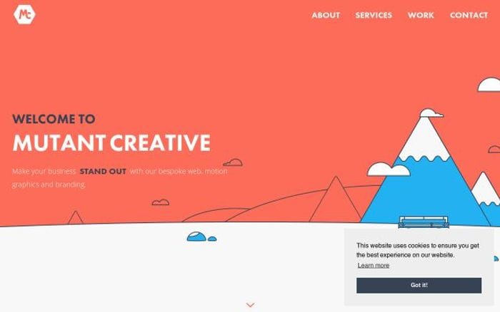 Mutantcreative website preview