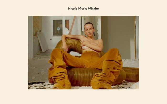 Nicolemariawinkler website preview