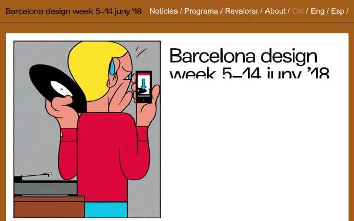 Barcelonadesignweek website preview