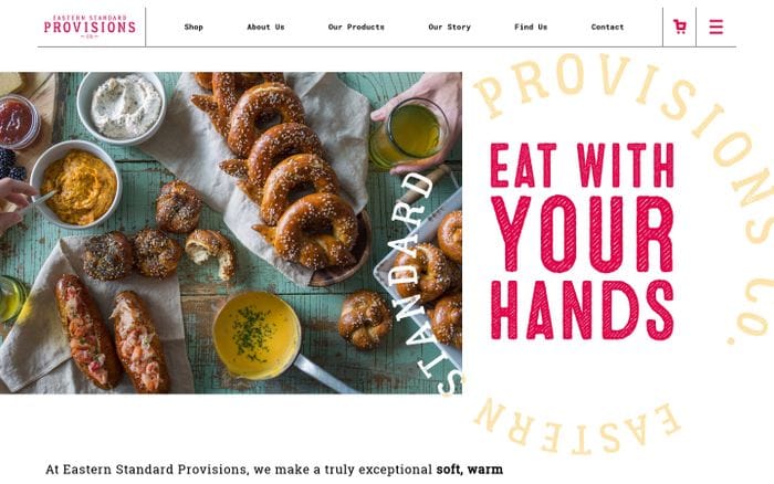 Gourmet Unique Artisanal Pretzels Online - Bulk Wholesale Available website preview