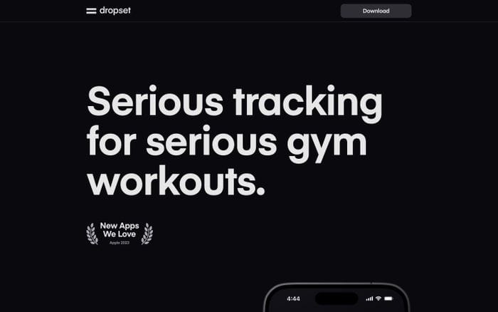 Dropset website preview