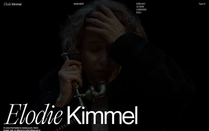 Elodie Kimmel website preview