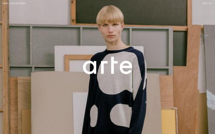 Arte-antwerp website preview