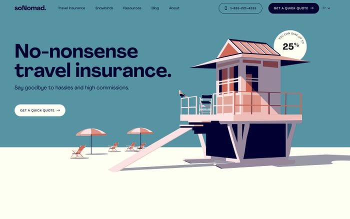 soNomad website preview