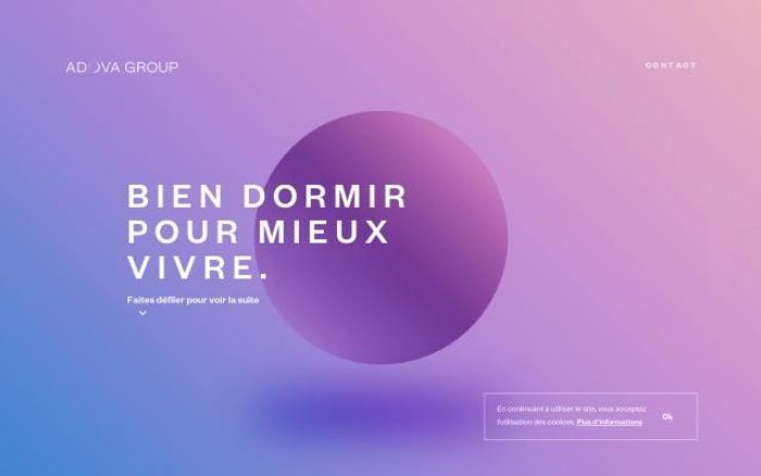 Adova-group website preview