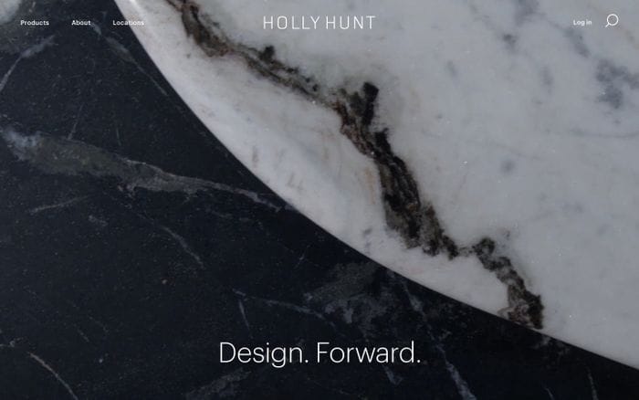 Holly hunt website preview