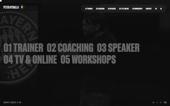 Peter Hyballa website preview