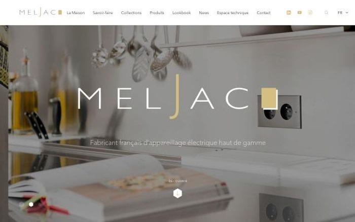 Meljac website preview