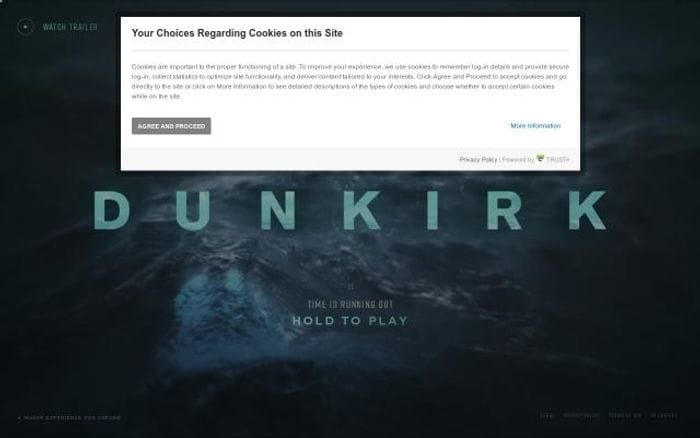 Dunkirkmovie website preview