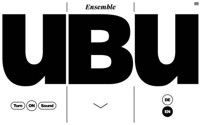 Ensemble uBu website preview