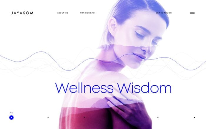 Jayasom — Wellness Wisdom website preview