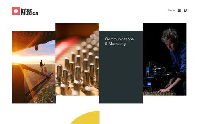 Intermusica website preview