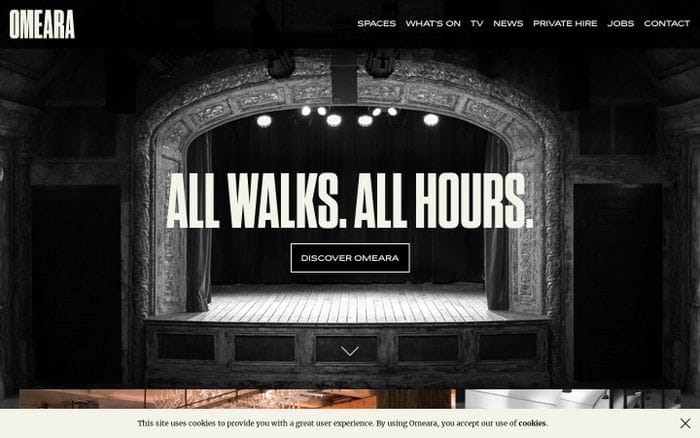 OMEARA | Home website preview
