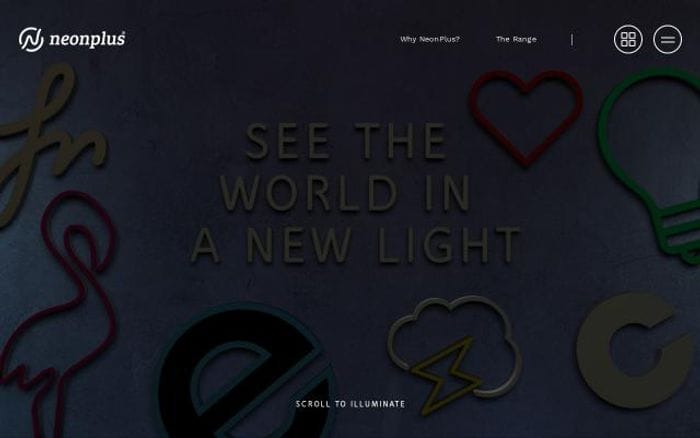Neonplus website preview