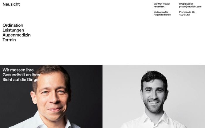 Neusicht website preview
