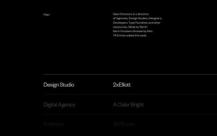 Open-directory website preview