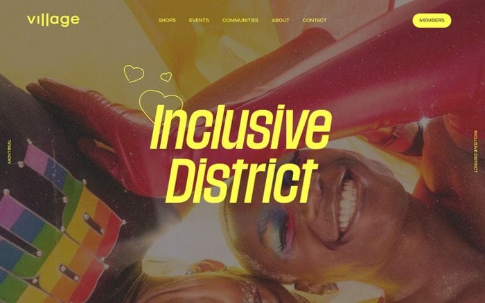 Village Montréal website preview
