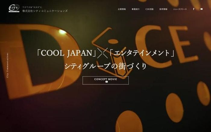 City-s website preview
