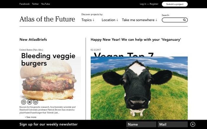Atlasofthefuture website preview