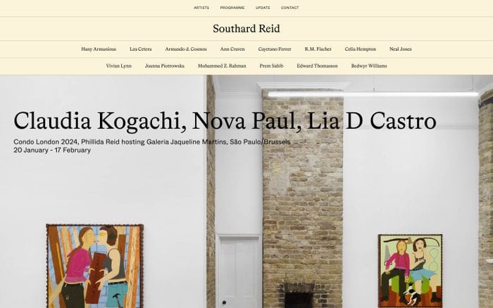 Southard Reid website preview